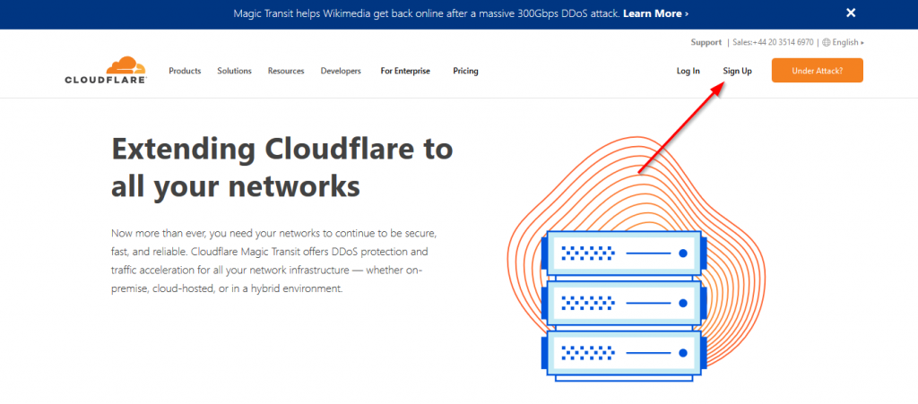 نحوه ثبت نام و تنظیم نیم سرور در کلودفلر Cloudflare