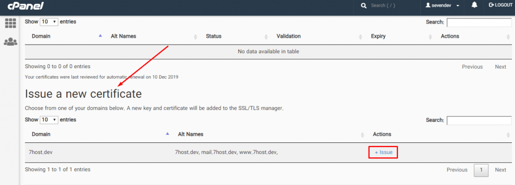 فعالسازی گواهی نامه SSL/TLS در سی پنل