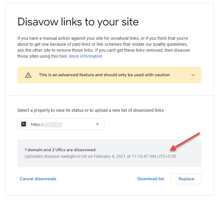 آموزش دیساو کردن Disavow و مدیریت بک لینک در گوگل سرچ کنسول